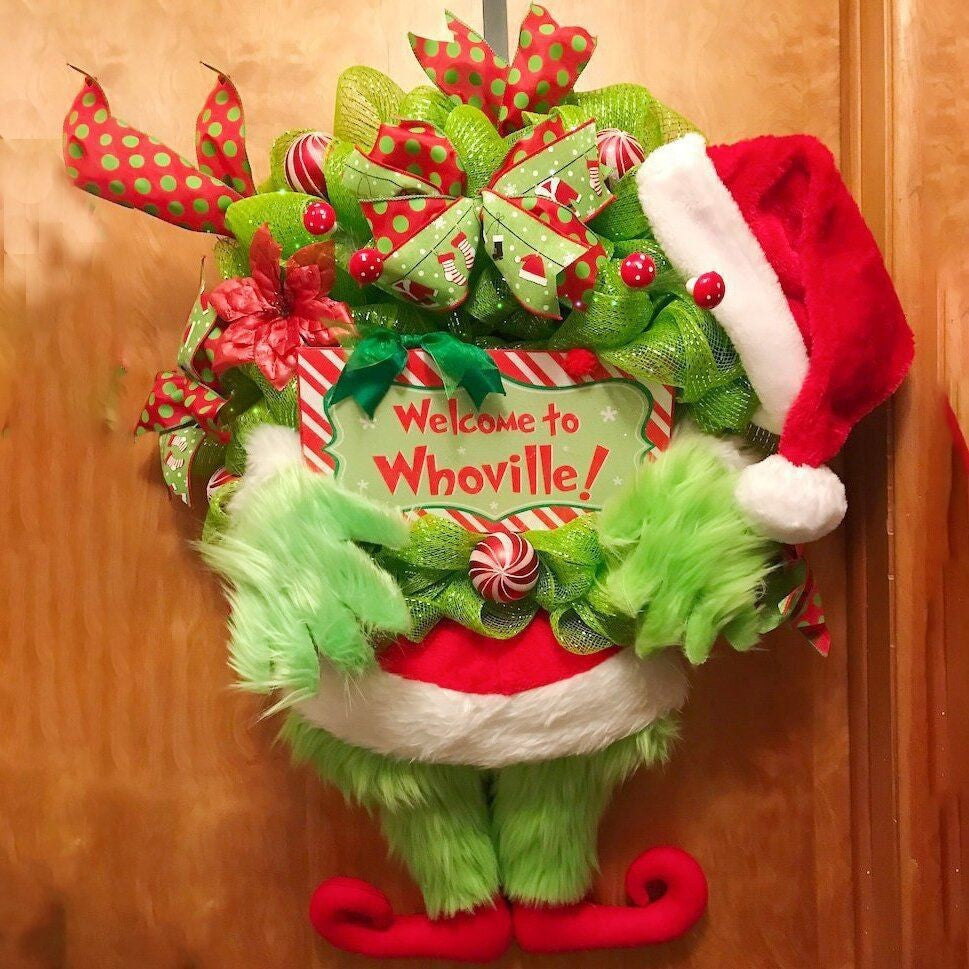 Grinch outlet wreath 2