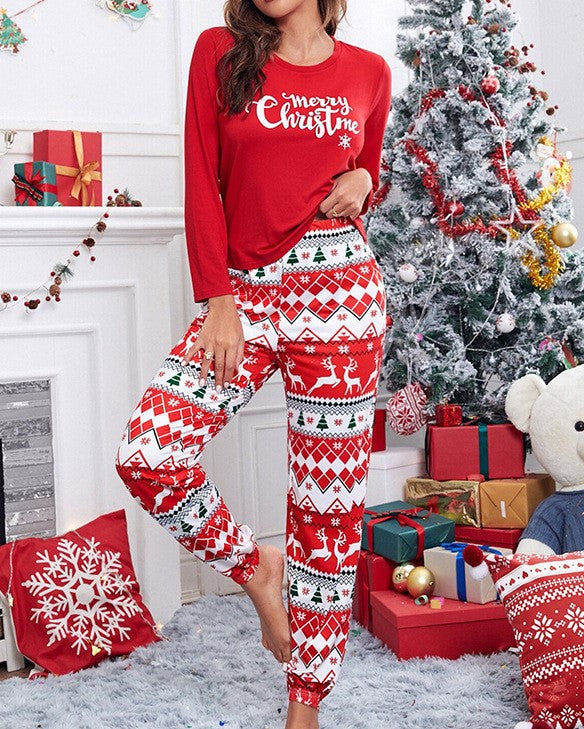 Women christmas pajamas Set