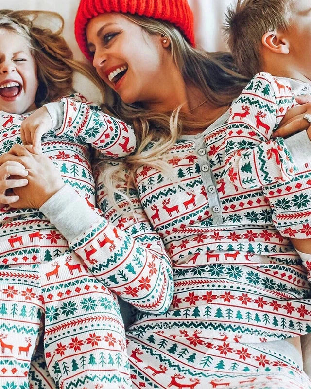 Snug Snow-Family Matching Christmas Pajamas