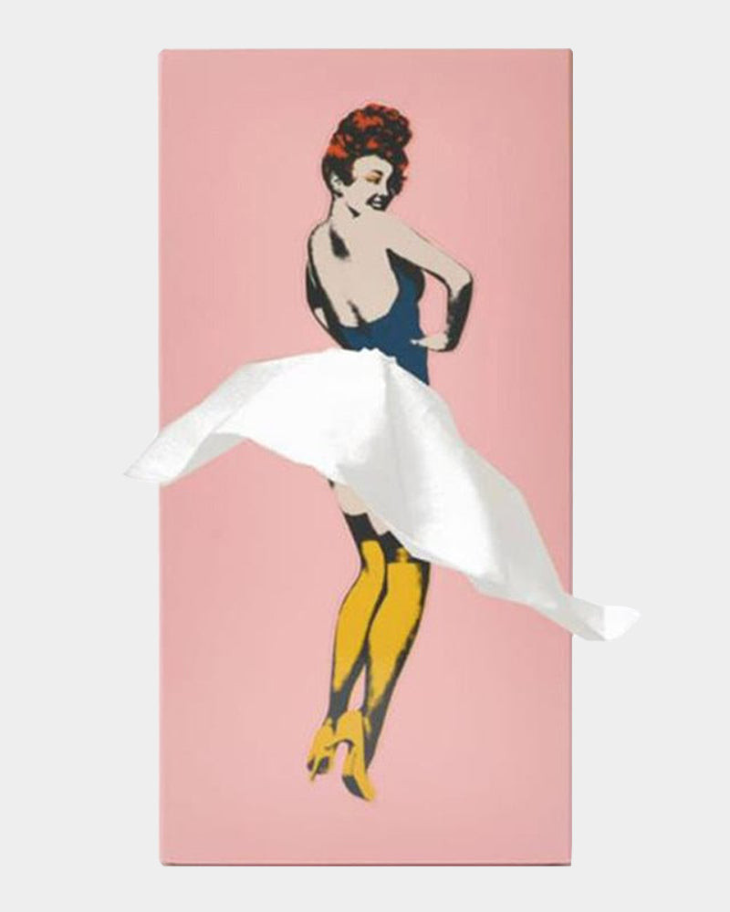 Pin Up Girl Tissue Box