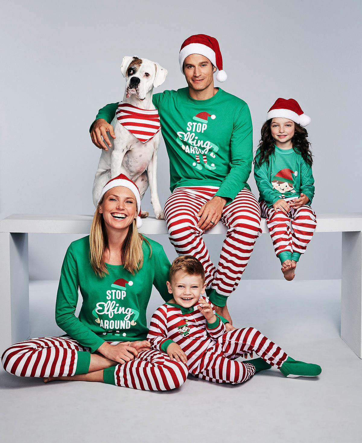 Elfing Around -Family Matching Christmas Pajamas