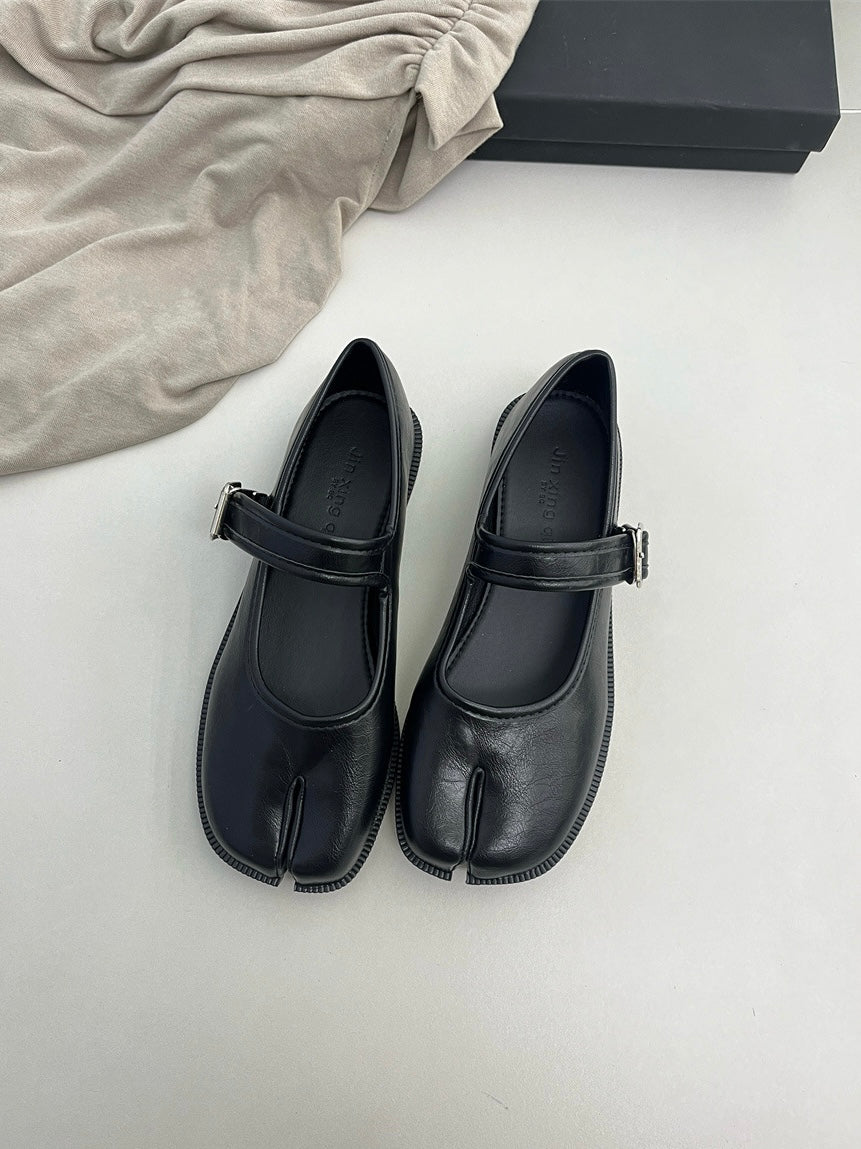 Mary-Janes Tabi Black Shoes