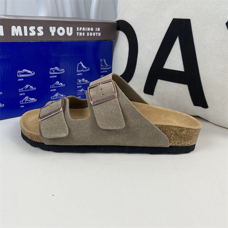 Arizona Suede Birko-Flor Soft Footbed Sandals