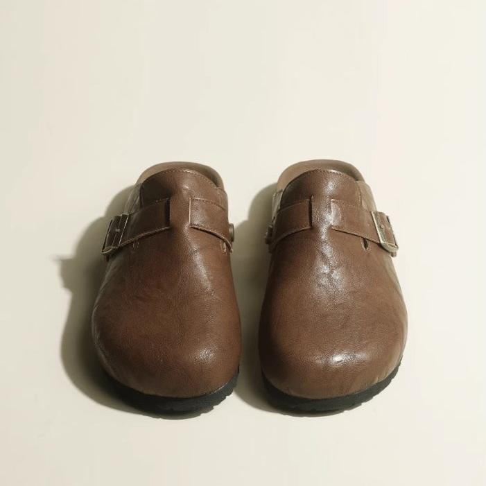 Boston  Oiled Leather Footbed Clogs