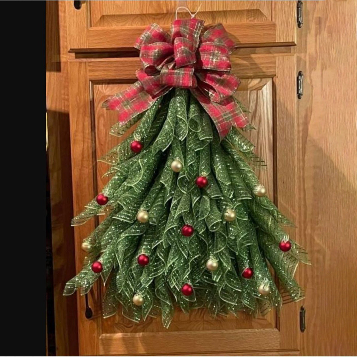 Handmade Christmas Tree Wreath