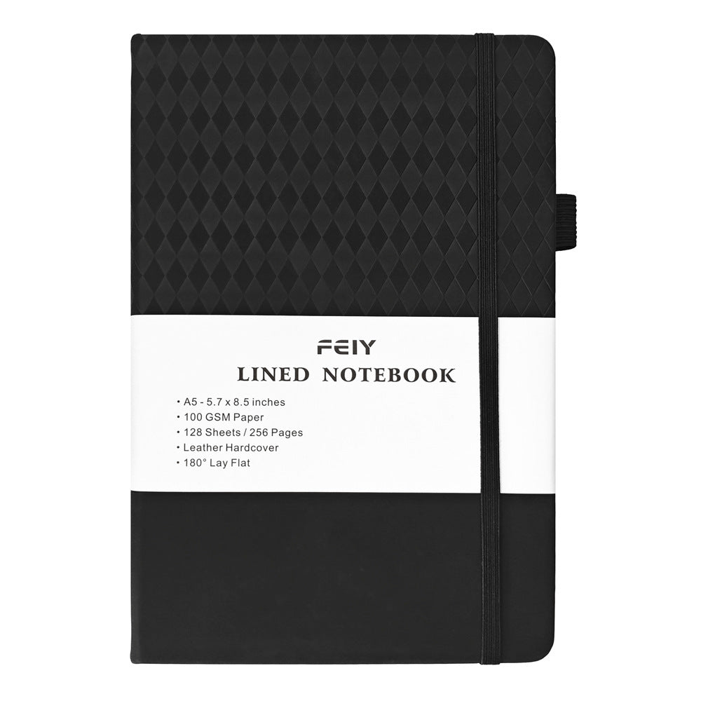 Black Rhombic- 2025 Diary Journal Planner Notebook