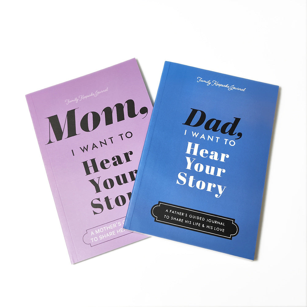 mom dad i want to hear your story-2025 journal story notebook