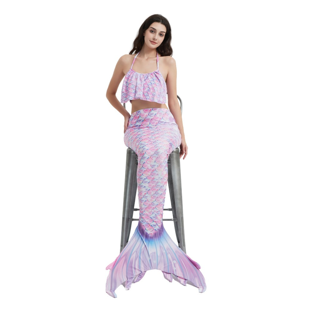 Mermaid Tail Swimwear 3-piece Set