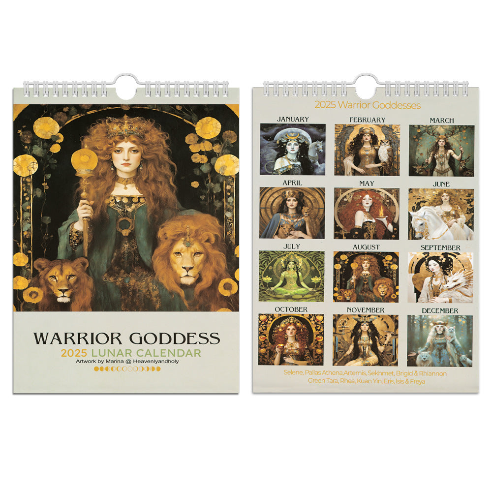 2025 WORRIOR GODDESS calendar