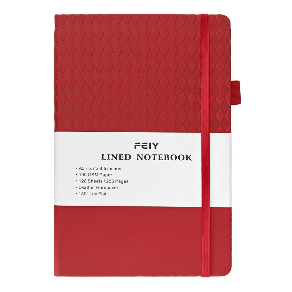 Red Rhombic- 2025 Diary Journal Planner Notebook