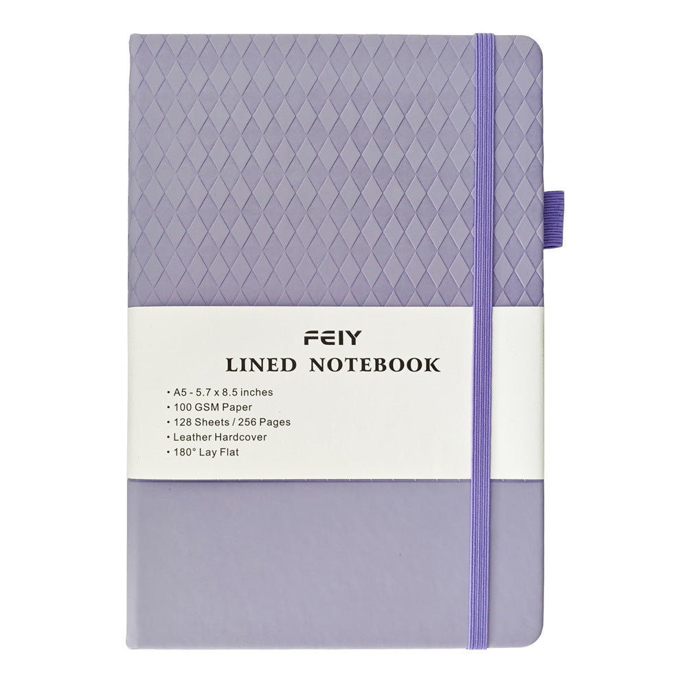 Purple Rhombic- 2025 Diary Journal Planner Notebook