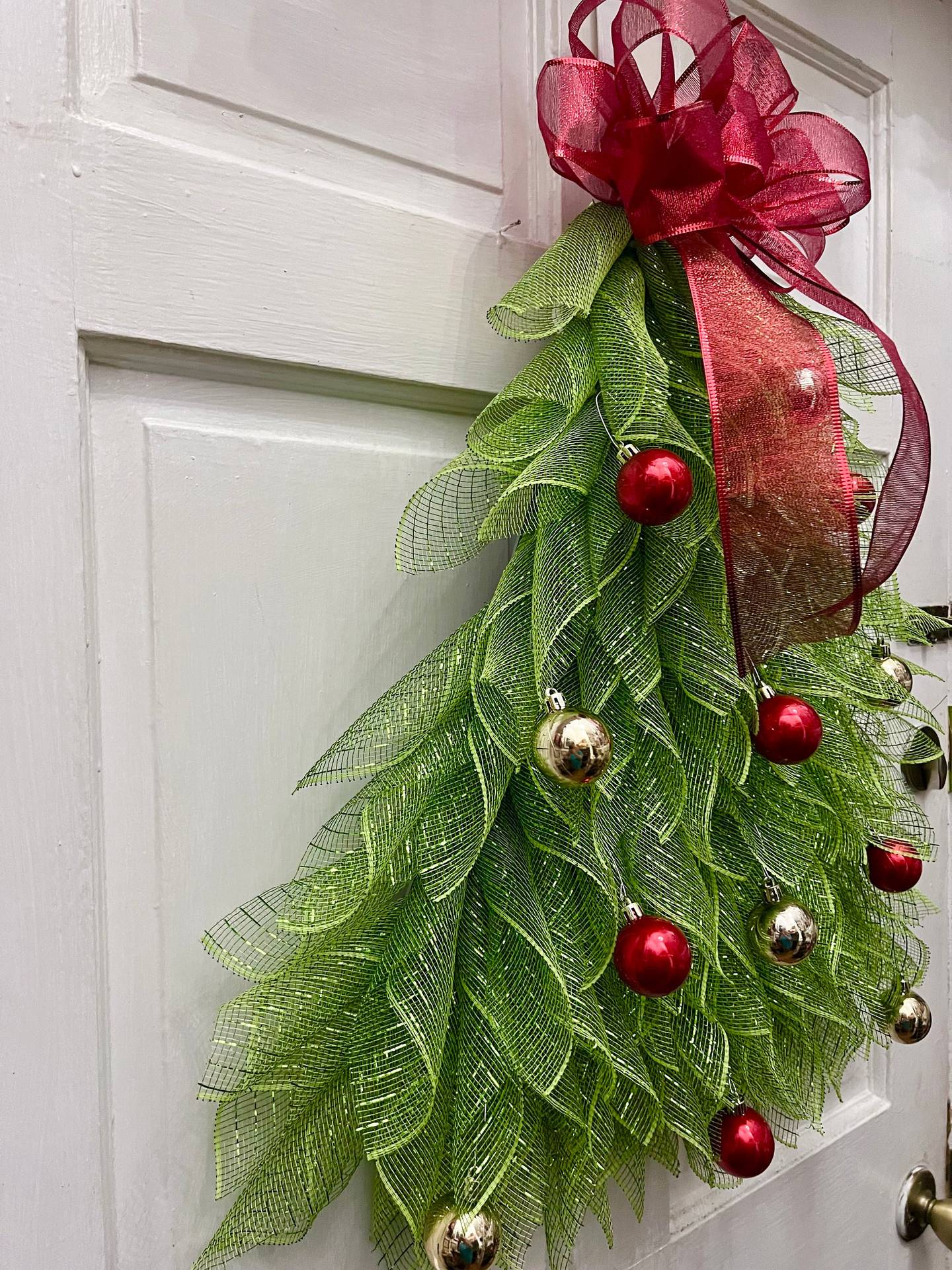 Handmade Christmas Tree Wreath