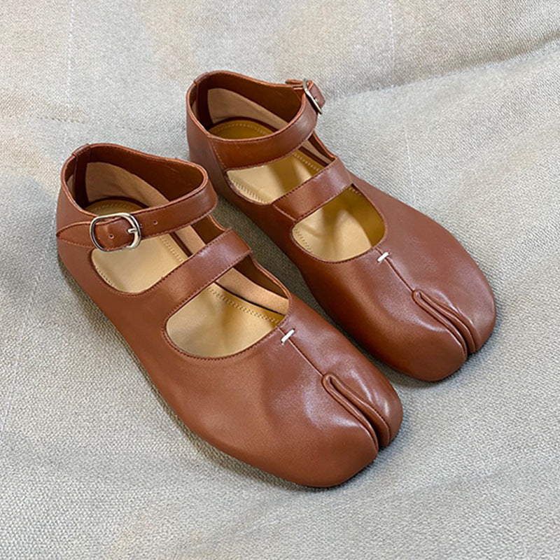 Calfskin Ballerinas Tabi Shoes