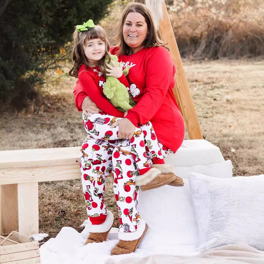 Merry Grinchmas-Family Matching Christmas Pajamas