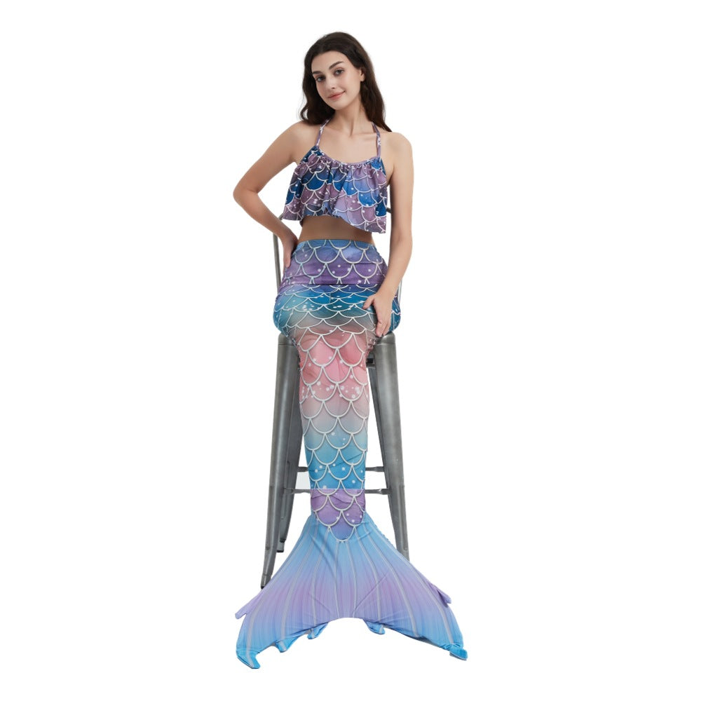 Mermaid Tail Swimwear 3-piece Set