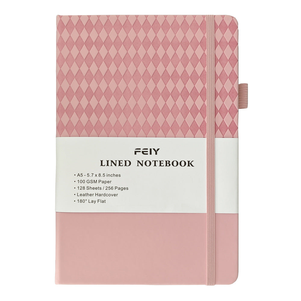 Pink Rhombic- 2025 Diary Journal Planner Notebook