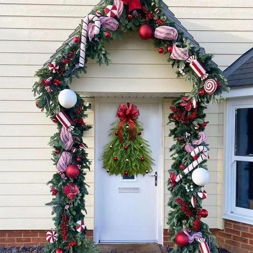 Handmade Christmas Tree Wreath