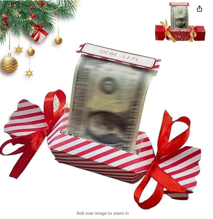 Christmas Surprise Money Pull Pouch