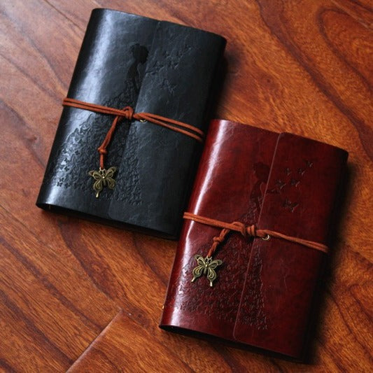 Navy Nautical Traveler Notebook-Straps Leather travel Journal