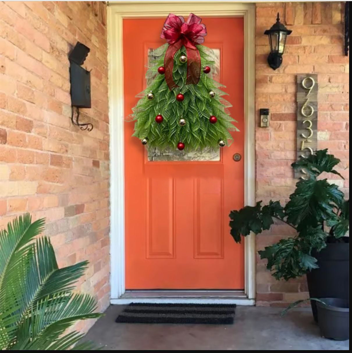 Handmade Christmas Tree Wreath