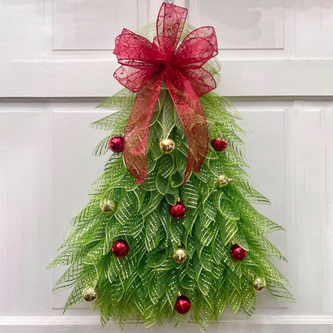 Handmade Christmas Tree Wreath