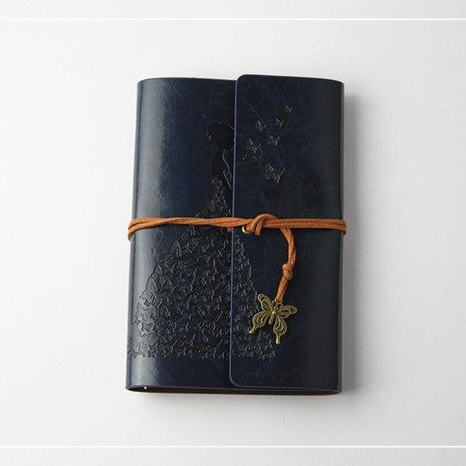 Navy Nautical Traveler Notebook-Straps Leather travel Journal