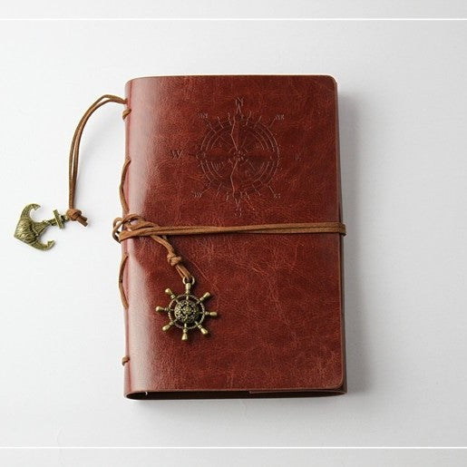 Brown Nautical Traveler Notebook-Straps Leather travel Journal