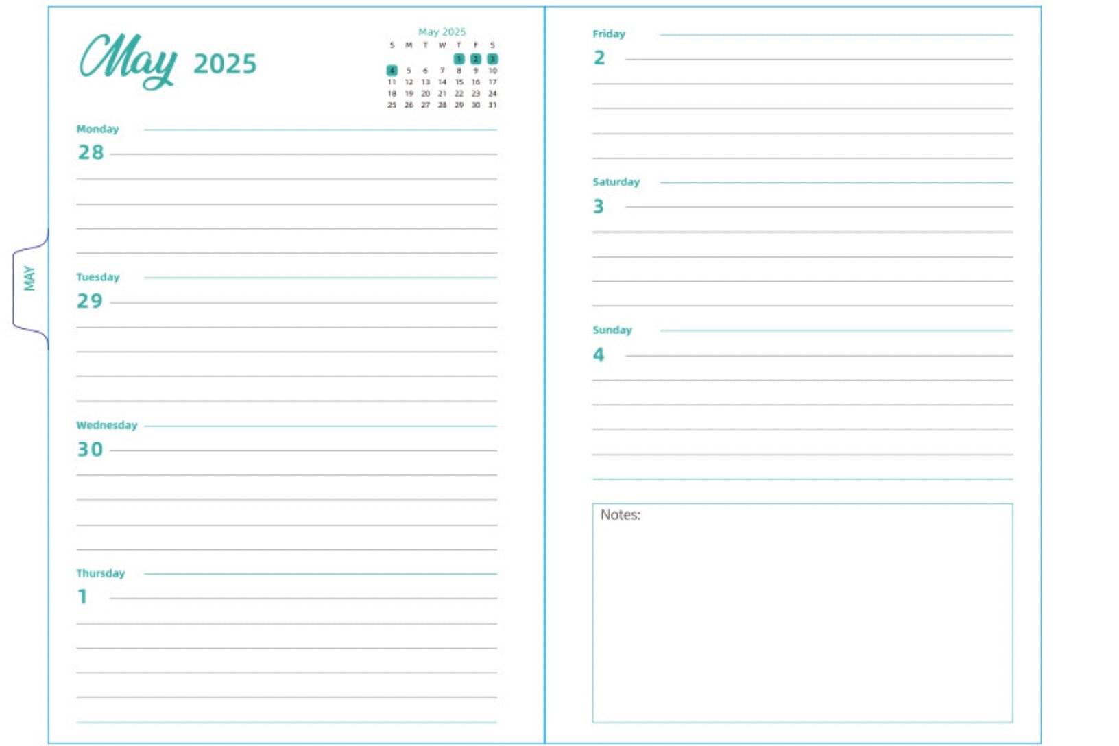 Platinum Lovers-2025 Daily Weekly Planner Journals