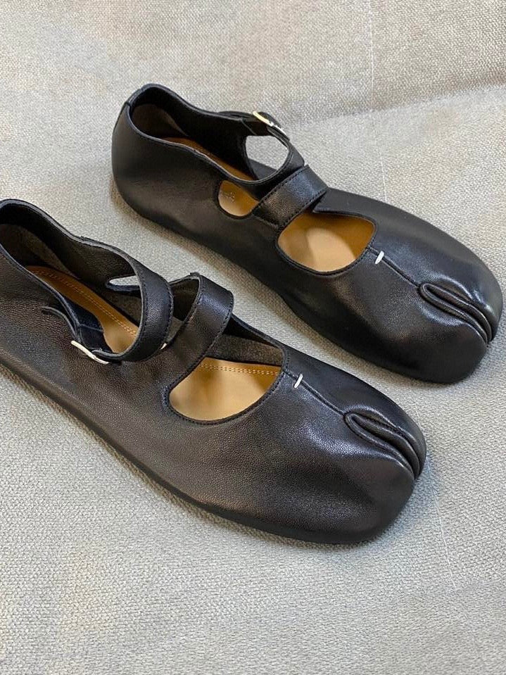 Calfskin Ballerinas Tabi Shoes