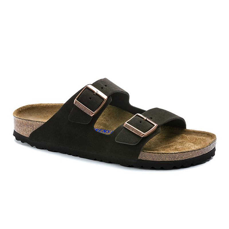 Arizona Suede Birko-Flor Soft Footbed Sandals