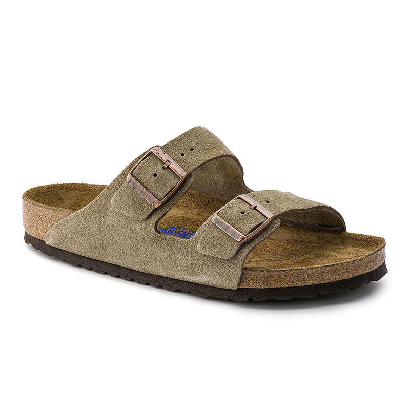 Arizona Suede Birko-Flor Soft Footbed Sandals