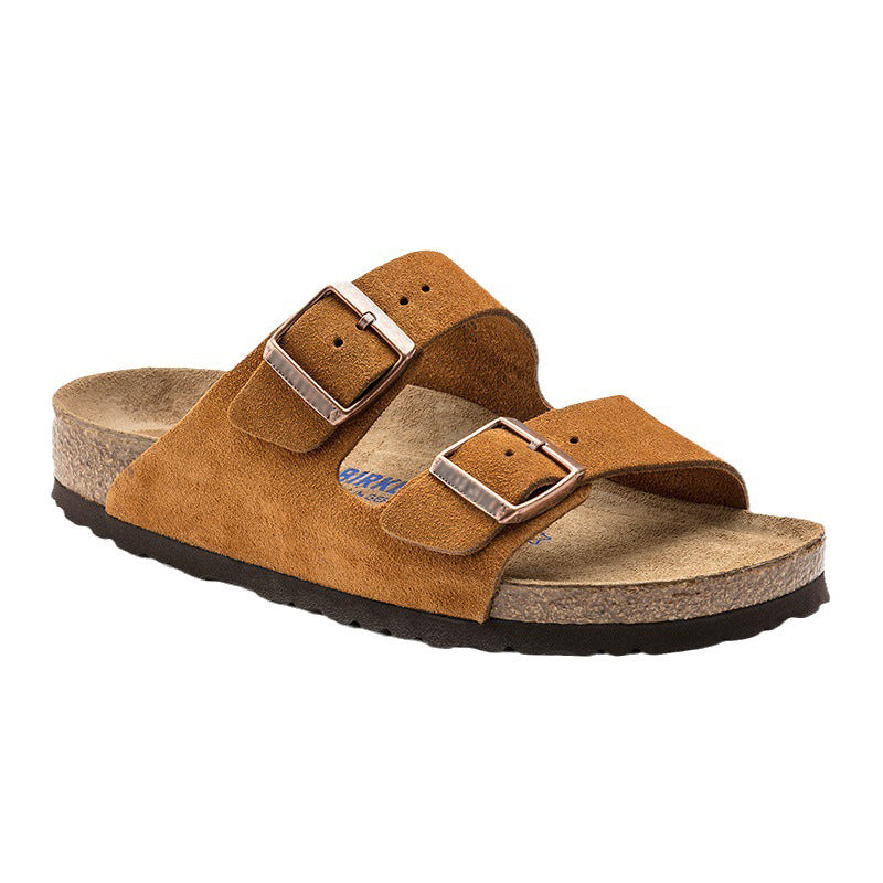 Arizona Suede Birko-Flor Soft Footbed Sandals