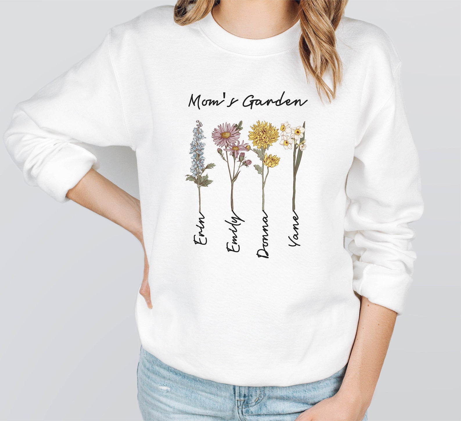 Grandma's Garden Custom Sweatshirt