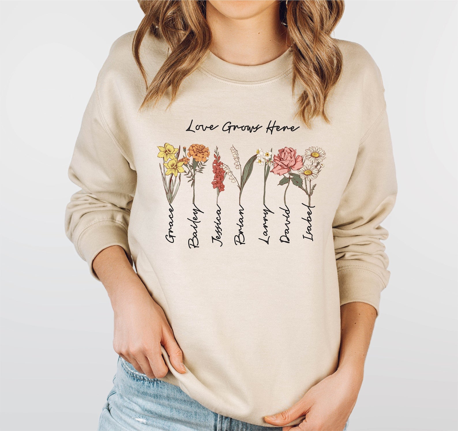 Grandma's Garden Custom Sweatshirt