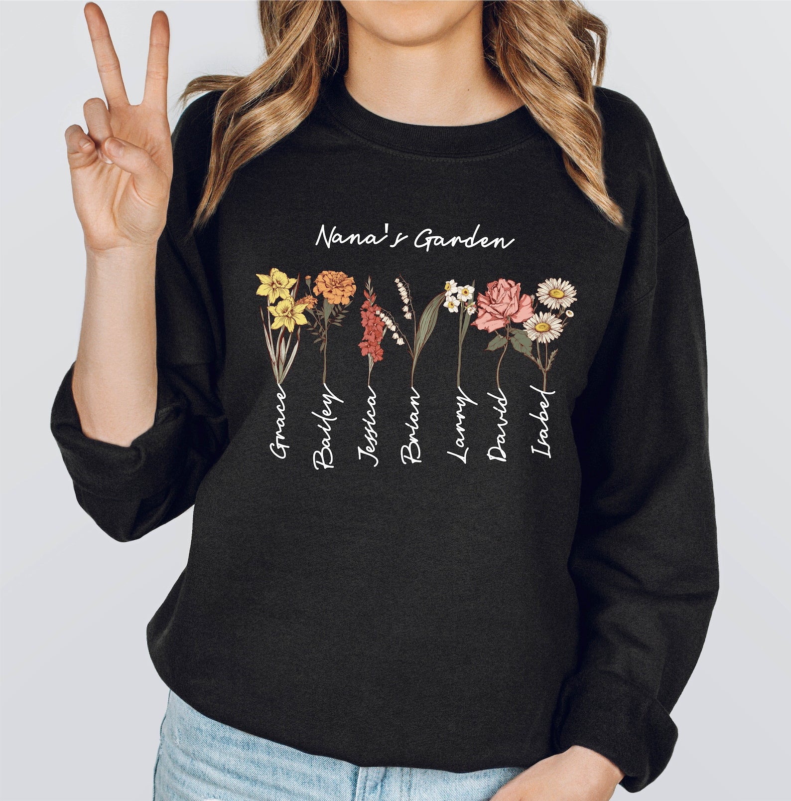 Grandma's Garden Custom Sweatshirt